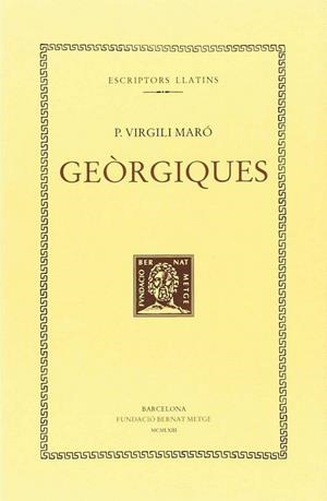 GEORGIQUES | 9788498590371 | VIRGILI