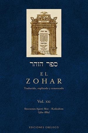 ZOHAR, EL (VOL. 21) | 9788491110712 | RABI SHIMON, BAR IOJAI