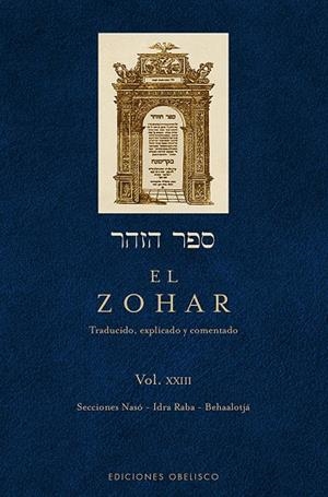 ZOHAR, EL (VOL. 23) | 9788491112440 | BAR IOJAI, RABI SHIMON