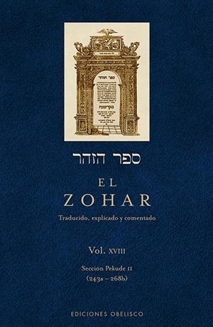 ZOHAR, EL (VOL. 18) | 9788415968368 | ANÓNIMO