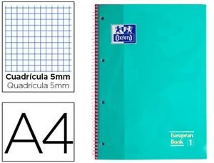 LLIBRETA OXFORD A4 4 TALADRES ICE MINT | 8412771007058