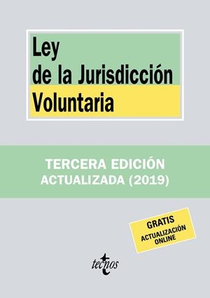 LEY DE LA JURISDICCIÓN VOLUNTARIA (ED. 2019) | 9788430977659 | EDITORIAL TECNOS