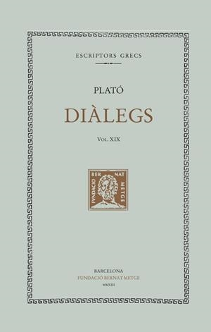 DIALEGS  XIX | 9788498592160 | PLATÓ