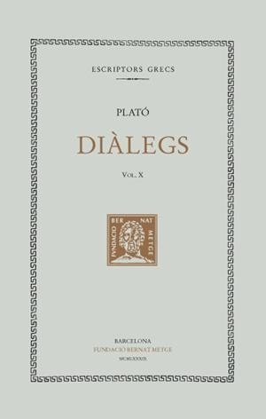 DIALEGS -  X) - LA REPUBLICA | 9788472254404 | PLATÓ