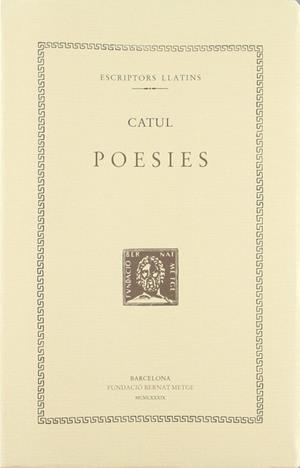 POESIES (CATUL) | 9788472254626 | CATUL