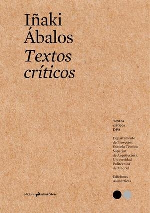 TEXTOS CRÍTICOS #5 | 9788494917806 | ABALOS, IÑAKI