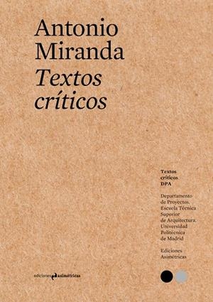 TEXTOS CRÍTICOS #7 | 9788494979866 | MIRANDA, ANTONIO