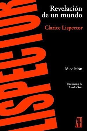 REVELACION DE UN MUNDO | 9789871156023 | LISPECTOR, CLARICE