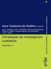 ESTRATEGIAS DE INVESTIGACION CUALITATIVA II | 9788417835033 | VASILACHIS DE GIALDINO, IRENE