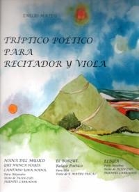 TRÍPTICO POÉTICO PARA RECITADOR Y VIOLA | 9788438104620 | MATEU, EMILIO