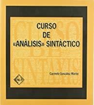 CURSO DE ANALISIS SINTACTICO | 9788496634350 | GONZALEZ MARTIN, GONZALO
