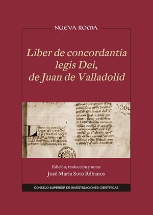 LIBER DE CONCORDANTIA LEGIS DEI | 9788400105020 | VALLADOLID, JUAN DE