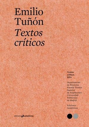 TEXTOS CRITICOS 8 | 9788417905088 | TUÑON, EMILIO