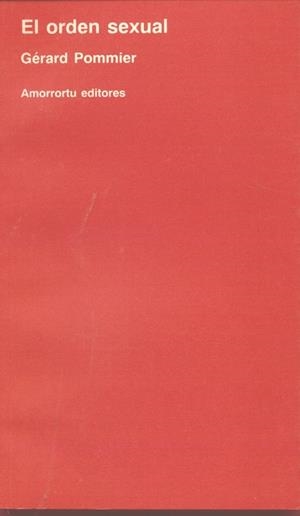ORDEN SEXUAL, EL | 9789505185559 | POMMIER, GERARD