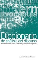 DICCIONARIO DE ANALISIS DEL DISCURSO | 9789505189021 | CHARAUDEAU, PATRICK