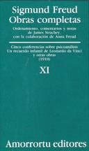 OBRAS COMPLETAS FREUD 11 : CINCO CONFERENCIAS SOBRE PSICOANALISIS | 9789505185870 | FREUD, SIGMUND