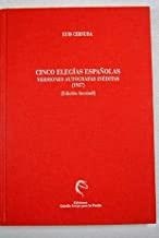 CINCO ELEGIAS ESPAÑOLAS (1937) | 9788485417315 | CERNUDA, L.