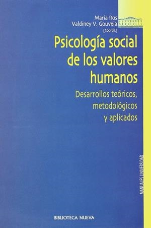 PSICOLOGIA SOCIAL DE LOS VALORES HUMANOS | 9788470309816 | ROS / GOUVEIA