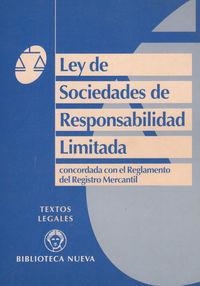 LEY DE SOCIEDADES DE RESPONSABILIDAD LIMITADA | 9788497421898