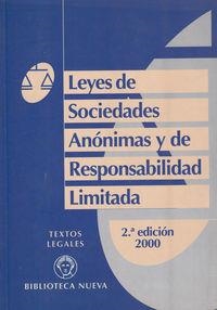 LEYES DE SOCIEDADES ANONIMAS Y DE RESPONSABILIDAD LIMITADA | 9788470308253