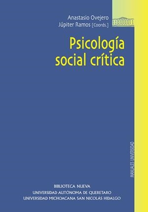 PSICOLOGIA SOCIAL CRITICA | 9788499402024 | OVEJERO BERNAL, ANASTASIO