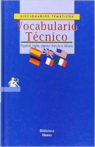 VOCABULARIO TECNICO (DICCIONARIO) | 9788470304590