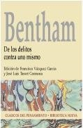 DE LOS DELITOS CONTRA UNO MISMO JEREMY BENTHAM | 9788497420389 | JEREMY BENTHAM