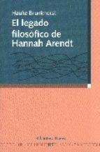 LEGADO FILOSOFICO DE HANNAH ARENDT, EL | 9788497425346 | VERLAG C. H. BECK