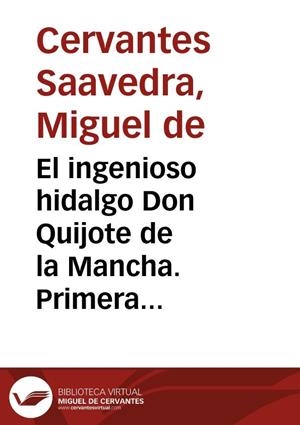 DON QUIJOTE DE LA MANCHA (PRIMERA PARTE) | 9788497424073 | CERVANTES SAAVERDA, MIGUEL