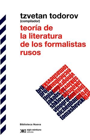 TEORIA DE LA LITERATURA DE LOS FORMALISTAS RUSOS | 9788415555162 | TODOROV, TZVETAN