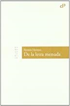 DE LA LETRA MENUDA | 9788496932524 | HERRERO, FERMIN