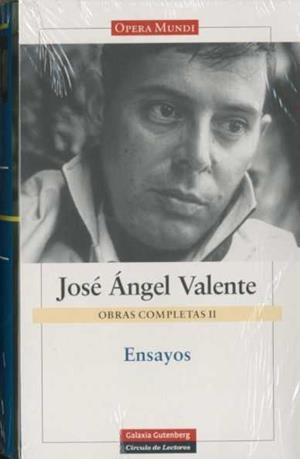 ENSAYOS | 9788481095975 | VALENTE, JOSÉ ÁNGEL