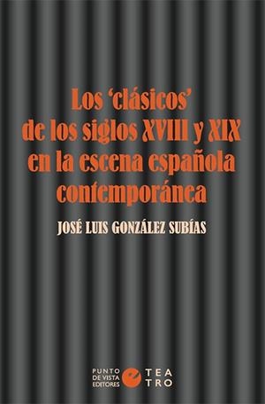 CLÁSICOS DE LOS SIGLOS XVIII Y XIX EN LA ESCENA ESPAÑOLA CONTEMPORÁNEA, LOS | 9788416876761 | GONZALEZ SUBIAS, JOSE LUIS
