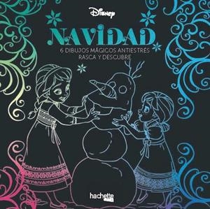 ARTETERAPIA. NAVIDAD DISNEY. 6 DIBUJOS MÁGICOS ANTIESTRÉS. RASCA Y DESCUBRE | 9788417586454 | VARIOS AUTORES