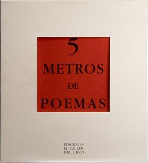 CINCO METROS DE POEMAS | 9788493384401 | OQUENDO DE AMAT, CARLOS