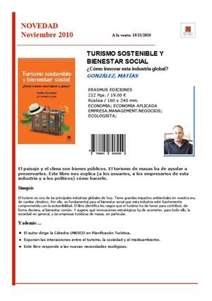 TURISMO SOSTENIBLE Y BIENESTAR SOCIAL | 9788492806249 | GONZALEZ / LEON