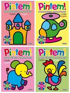 PINTEM! PRIMERES PARAULES CATALÀ -ANGLÈS (4 TÍTOLS) | 9788467705812 | BUSQUETS, CARMEN
