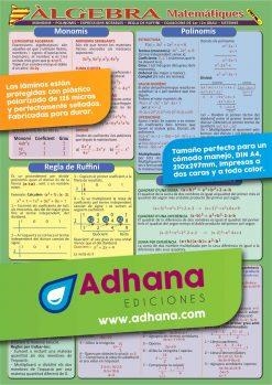 LAMINA DIDÁCTICA ÀLGEBRA | 8436005166014