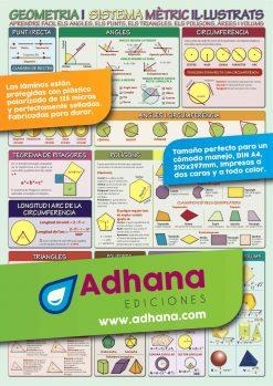 LAMINA DIDÁCTICA GEOMETRIA I SISTEMA MÈTRIC IL.LUSTRATS | 8436005169794
