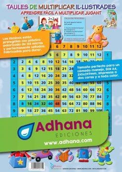 LAMINA DIDÁCTICA TAULES DE MULTIPLICAR IL·LUSTRADES | 8436005169749