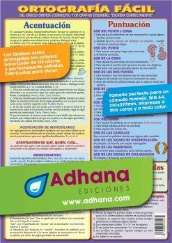 LÁMINA DIDÁCTICA ORTOGRAFÍA FÁCIL | 8436005160265