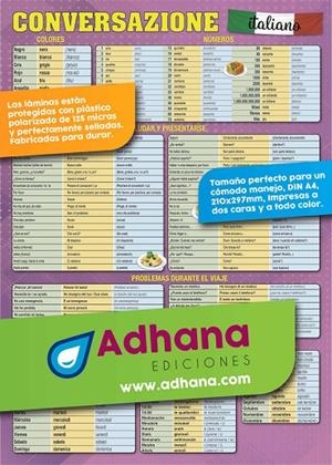 LÁMINA DIDÁCTICA CONVERSACIÓN- CONVERSAZIONE | 8436005171308