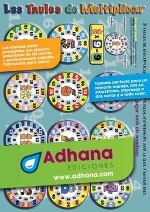 LÀMINA DIDÀCTICA TAULES DE MULTIPLICAR | 8436005162139