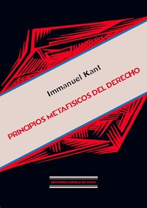 PRINCIPIOS METAFISICOS DEL DERECHO | 9788496133310 | KANT, IMMANUEL