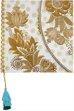 CUADERNO CUADRADO MEDITERRANEO DORADO | 9788417350239