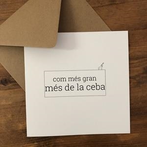 POSTAL ELS XIMPLETS COM MÉS GRAN MÉS DE LA CEBA | 8436585870998