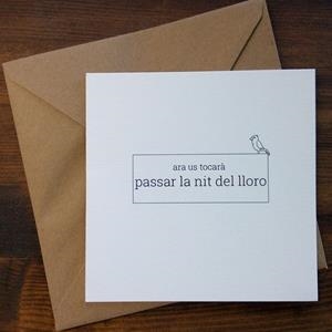 POSTAL ELS XIMPLETS PASSAR LA NIT AL LLORO | 8436585871063