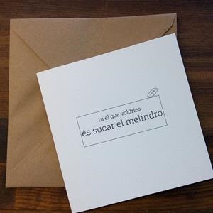 POSTAL ELS XIMPLETS SUCAR EL MELINDRO | 9999900003406