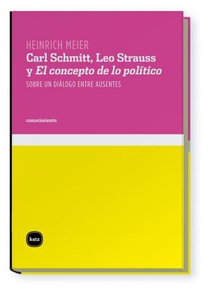 CARL SCHMITT, LEO STRAUSS Y EL CONCEPTO DE LO POLITICO | 9788496859395 | MEIER, HEINRICH