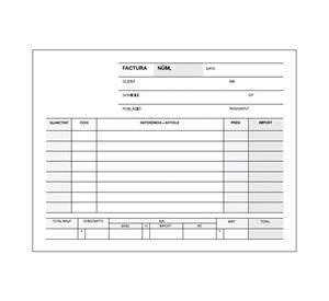 TALONARIS DE FACTURES APLIM 8 AU 50X50 | 8410782129424